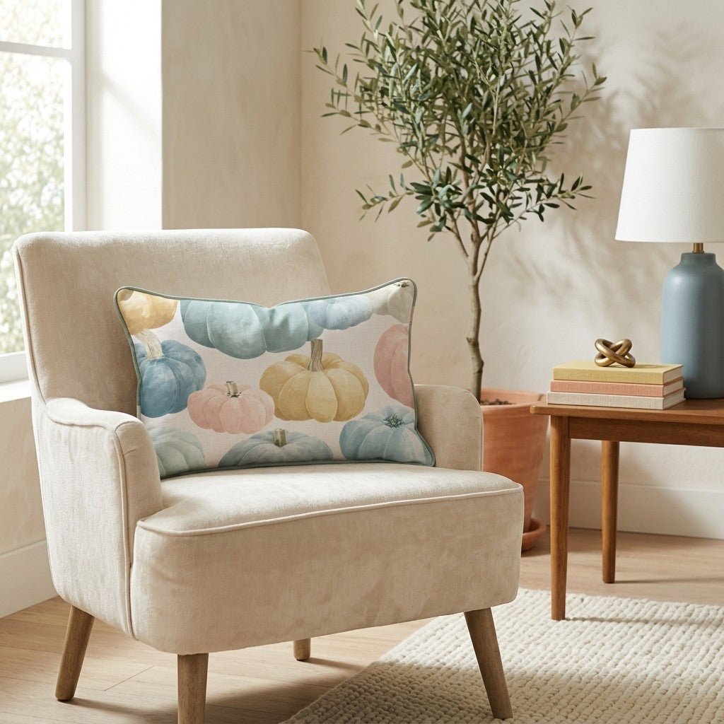 Pastel Harvest Medley Throw Pillow - Hillcroft Home