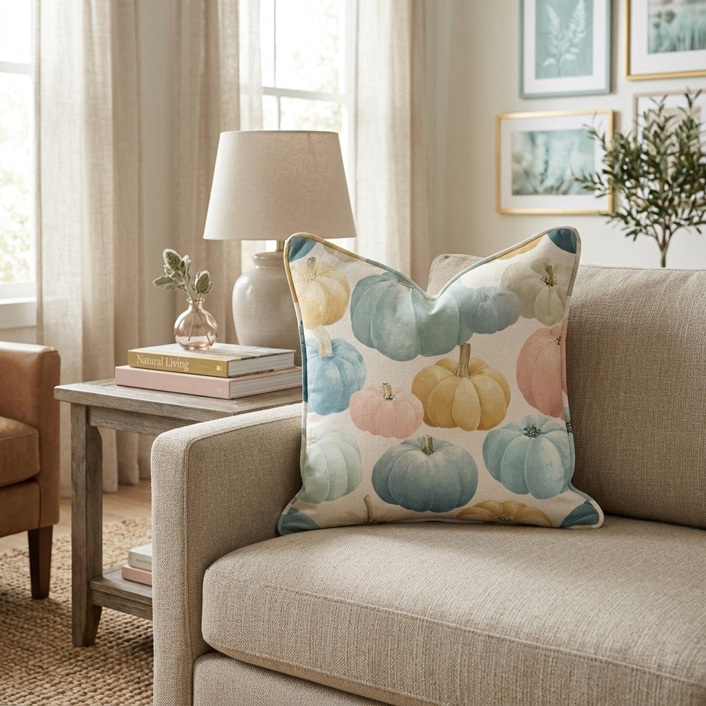 Pastel Harvest Medley Throw Pillow - Hillcroft Home