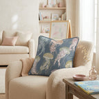 Pastel Jellyfish Throw Pillow - Hillcroft Home