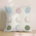 Pastel Moon Phases Throw Pillow - Hillcroft Home