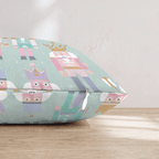 Pastel Nutcracker Rows Throw Pillow - Hillcroft Home