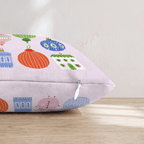 Pastel Ornament Set Throw Pillow - Hillcroft Home