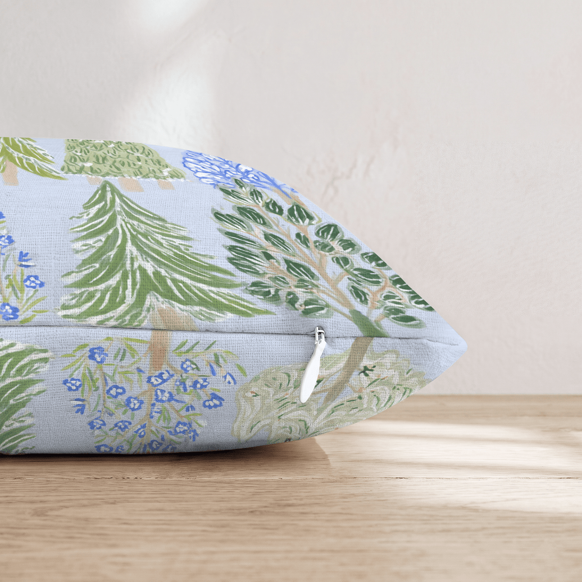 Pastel Painted Trees Throw Pillow - Hillcroft Home