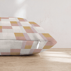 Pastel Pixel Check Throw Pillow - Hillcroft Home