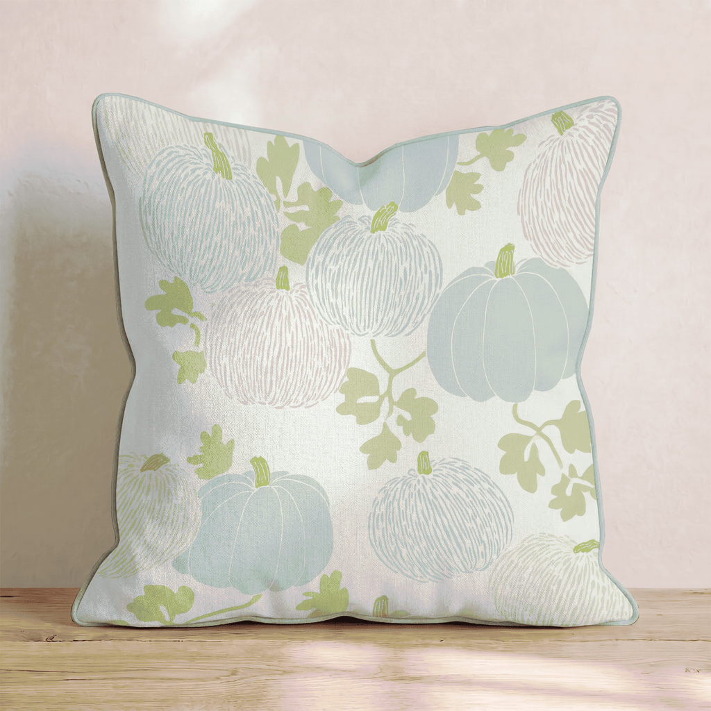 Pastel Pumpkins Throw Pillow - Hillcroft Home