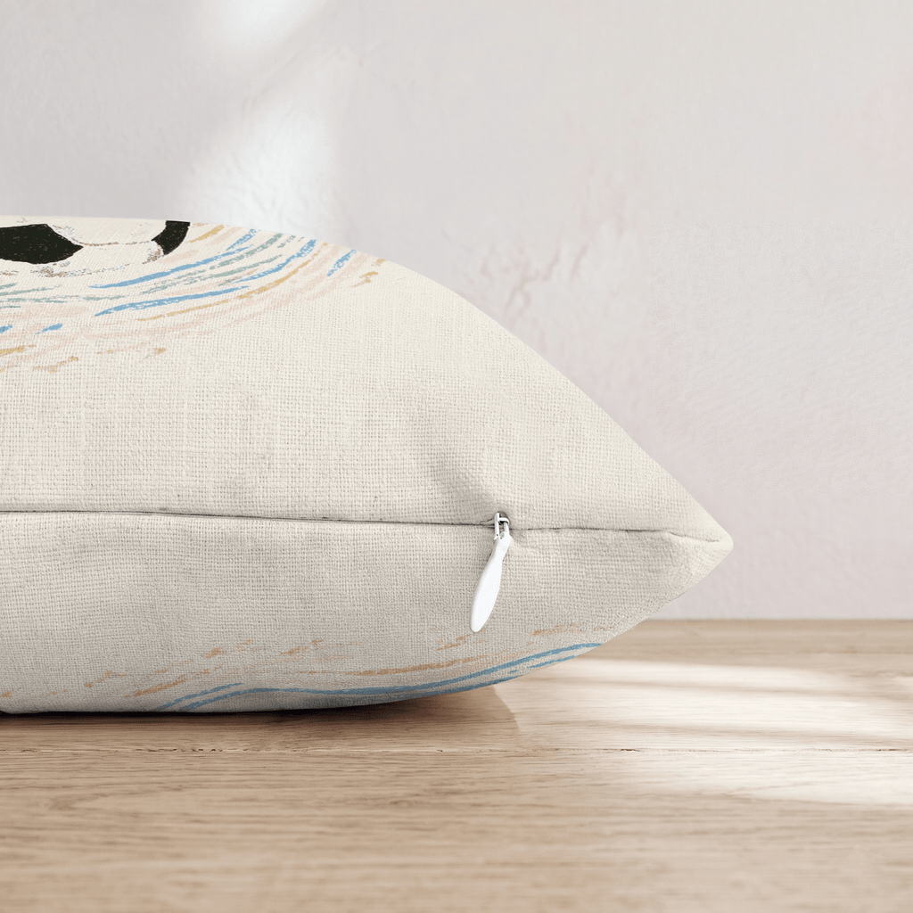Pastel Soccer Throw Pillow - Hillcroft Home