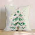 Pastel Stardust Fir Throw Pillow - Hillcroft Home