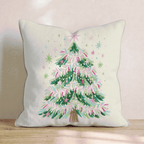 Pastel Stardust Fir Throw Pillow - Hillcroft Home