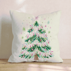 Pastel Stardust Fir Throw Pillow - Hillcroft Home