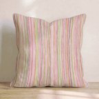 Pastel Stripes Throw Pillow - Hillcroft Home