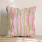 Pastel Stripes Throw Pillow - Hillcroft Home
