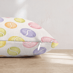 Pastel Tennis Throw Pillow - Hillcroft Home