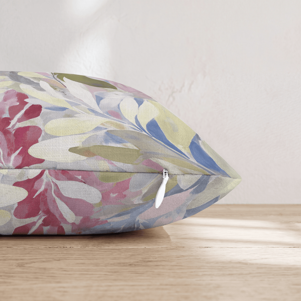 Pastel Verbena Throw Pillow - Hillcroft Home