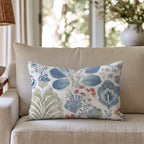 Patchwork Petal Throw Pillow throw pillow - Hillcroft Home