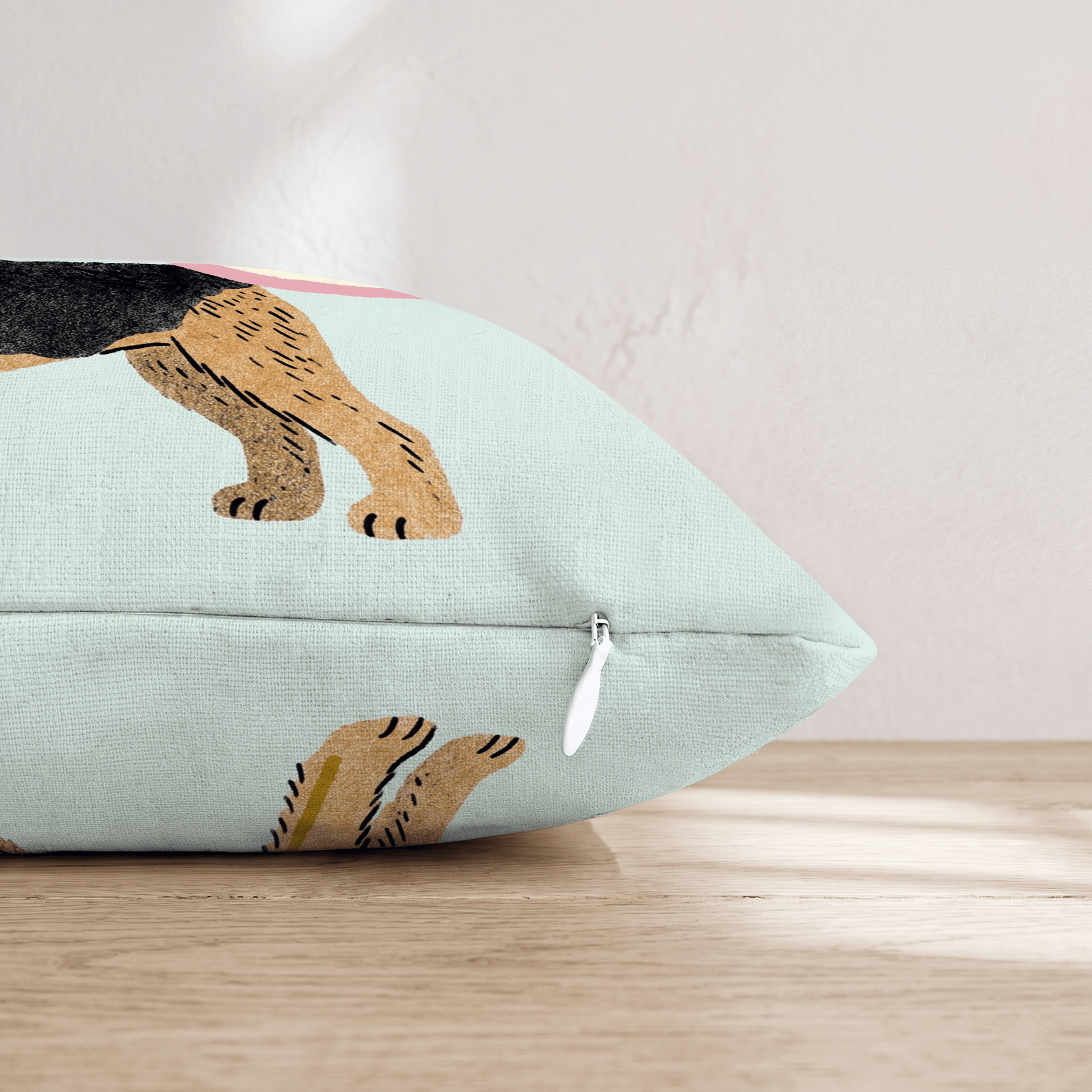 Patriotic Airedale Terrier Throw Pillow - Hillcroft Home