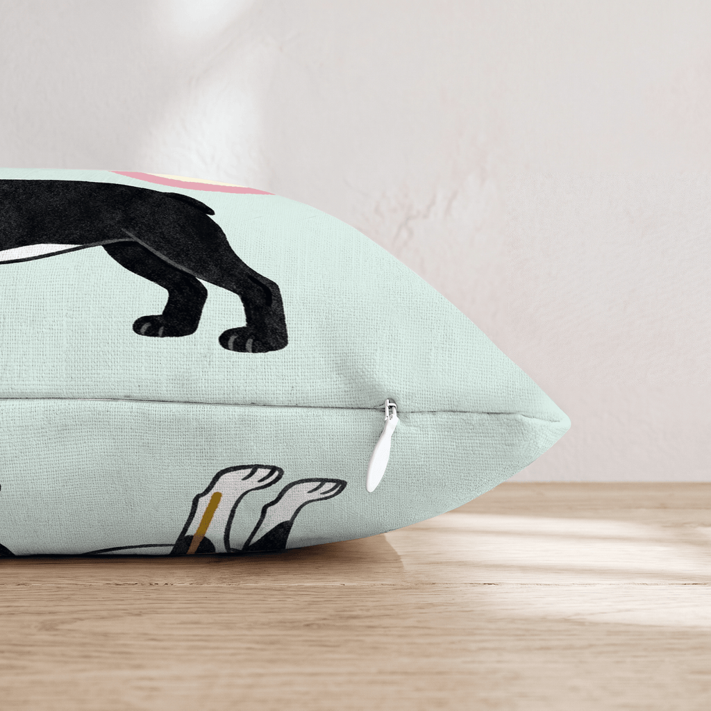 Patriotic Boston Terrier Throw Pillow - Hillcroft Home