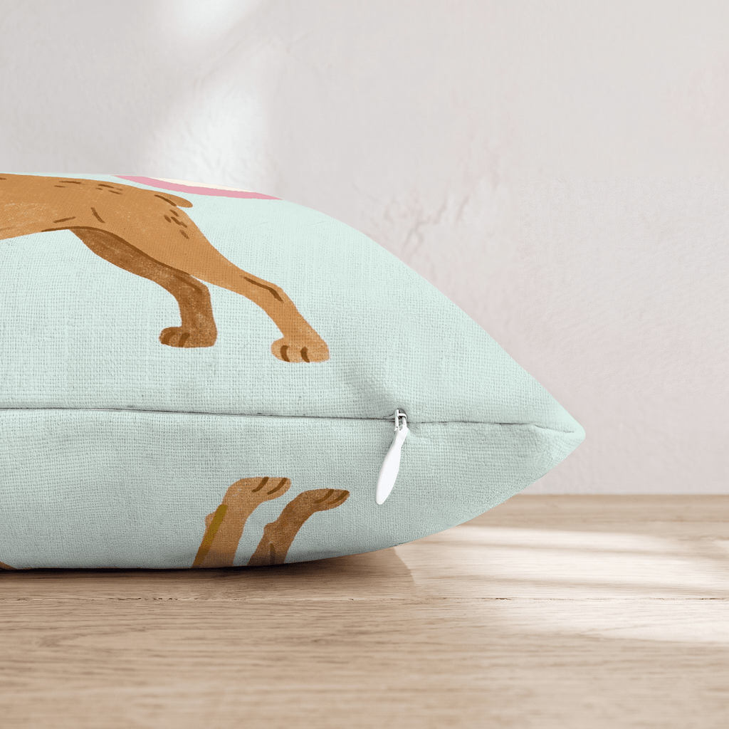 Patriotic Boxer Throw Pillow - Hillcroft Home