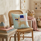Patriotic Chihuahua Throw Pillow - Hillcroft Home