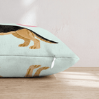 Patriotic German Shepherd Throw Pillow - Hillcroft Home