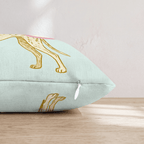 Patriotic Greyhound Throw Pillow - Hillcroft Home