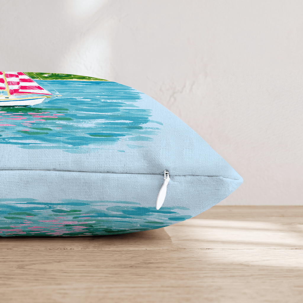 Patriotic Sail Throw Pillow - Hillcroft Home