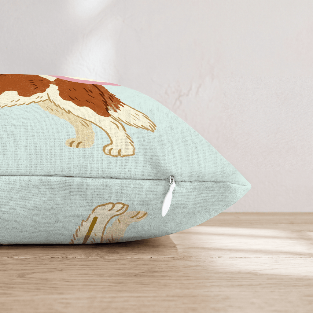 Patriotic Saint Bernard Throw Pillow - Hillcroft Home