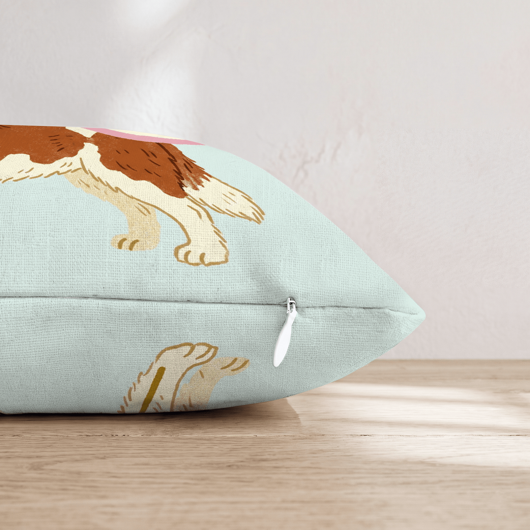 Patriotic Saint Bernard Throw Pillow - Hillcroft Home