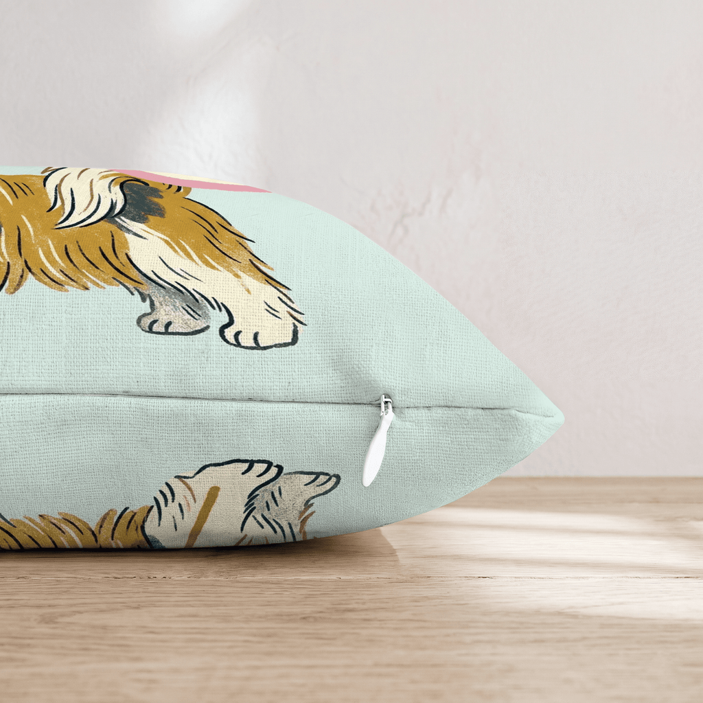 Patriotic Shih Tzu Throw Pillow - Hillcroft Home