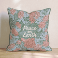 Peace on Earth Throw Pillow - Hillcroft Home