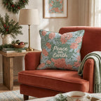 Peace on Earth Throw Pillow throw pillow - Hillcroft Home