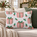 Peace & Presents Throw Pillow throw pillow - Hillcroft Home