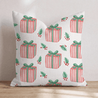 Peace & Presents Throw Pillow throw pillow - Hillcroft Home