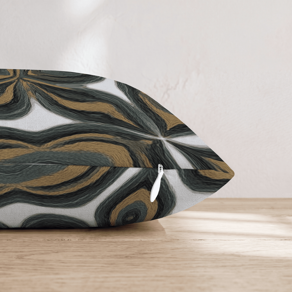Peacock Green Throw Pillow - Hillcroft Home