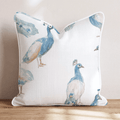 Peacock Season Throw Pillow - Hillcroft Home