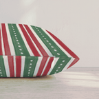 Pearl Garland Stripe Throw Pillow throw pillow - Hillcroft Home