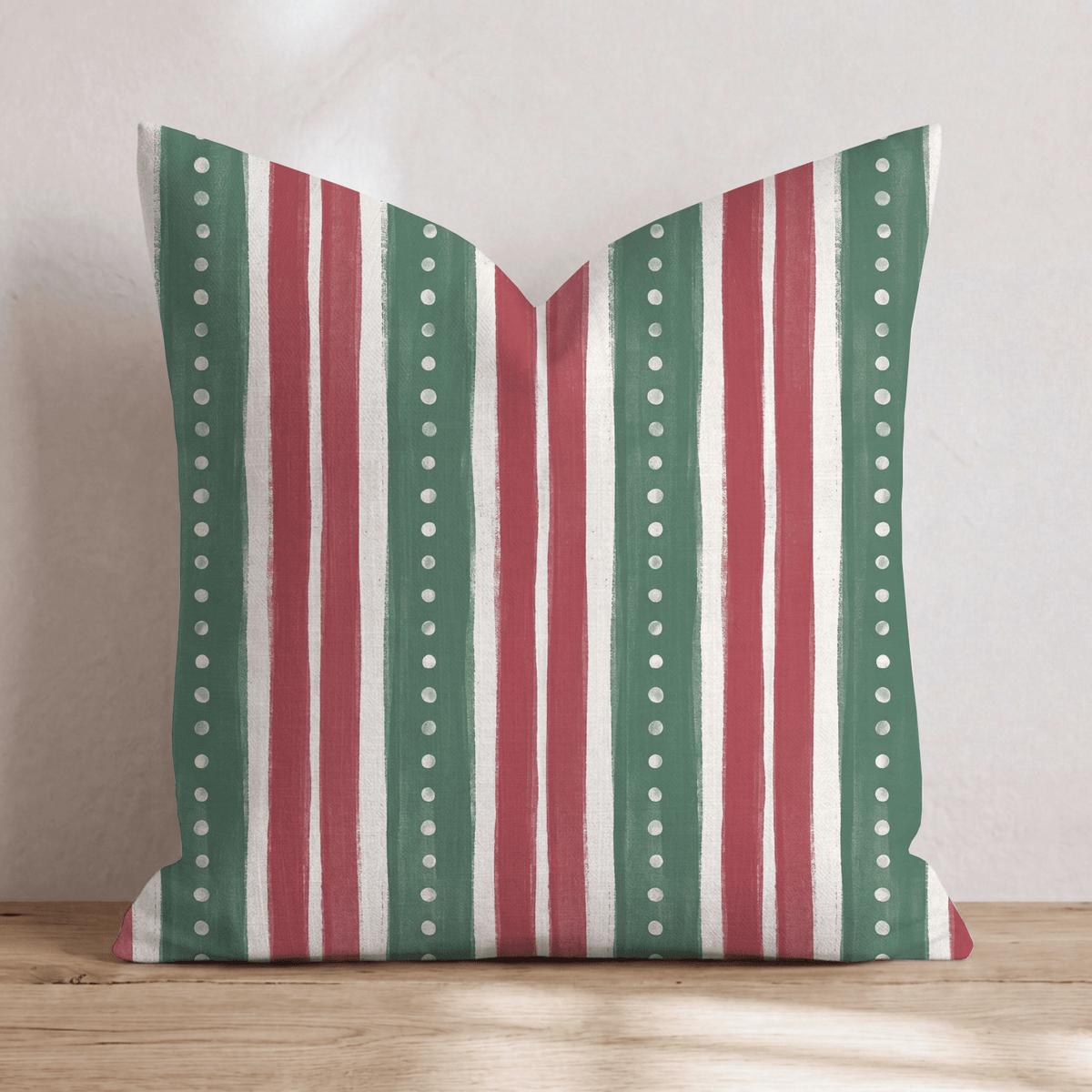 Pearl Garland Stripe Throw Pillow throw pillow - Hillcroft Home