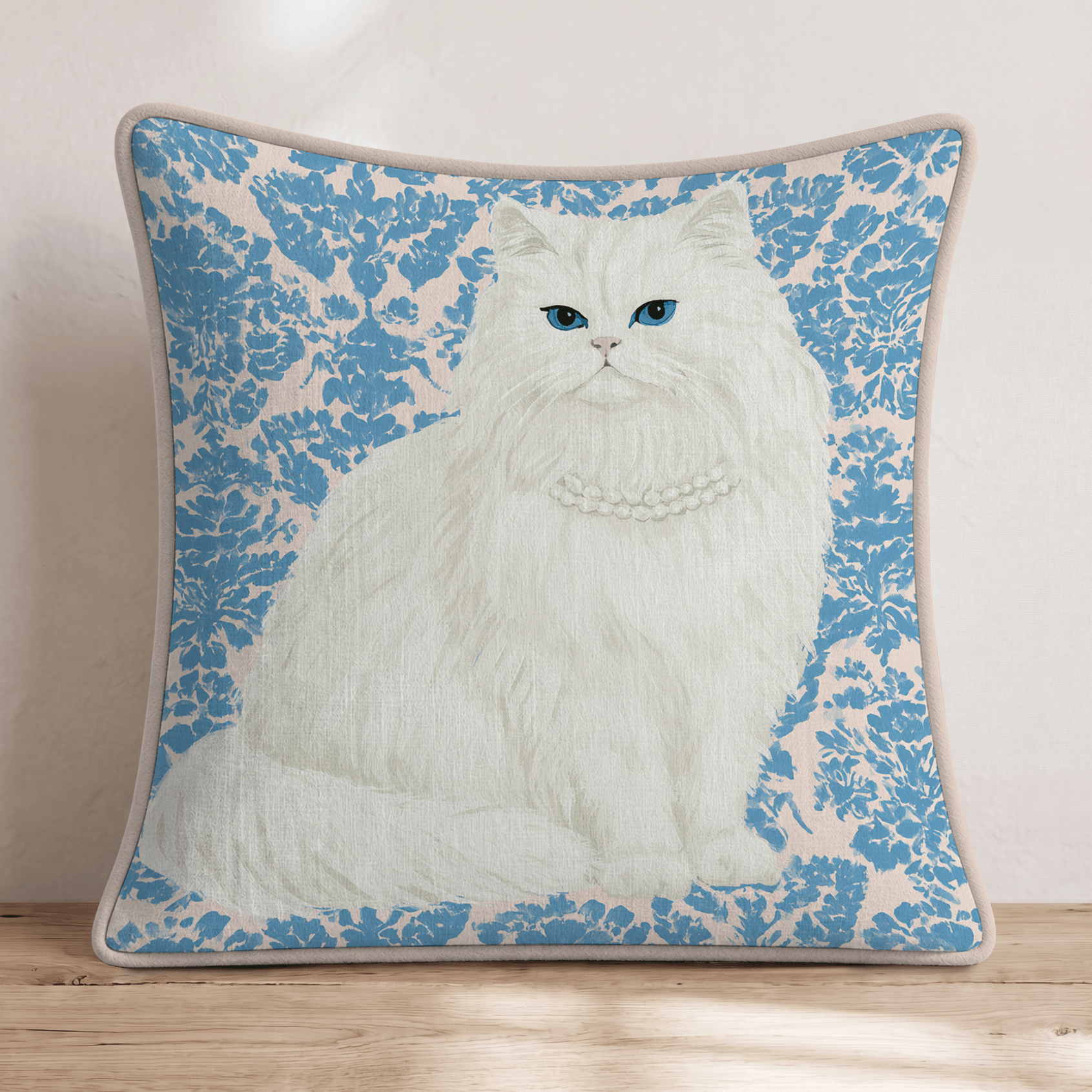 Pearl Necklace Persian Throw Pillow - Hillcroft Home