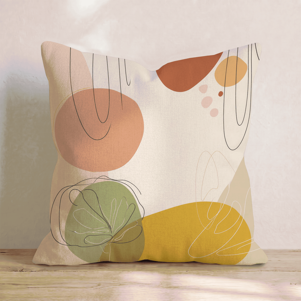 Pebble Line Scatter Throw Pillow - Hillcroft Home