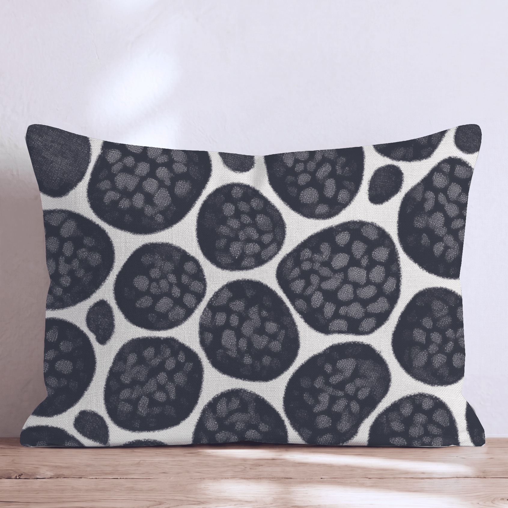 Pebbles and Rocks Throw Pillow - Hillcroft Home