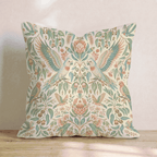 Penelope Parrot Throw Pillow - Hillcroft Home