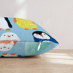 Pepper Penguins Throw Pillow - Hillcroft Home
