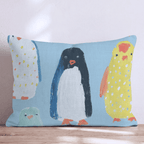 Pepper Penguins Throw Pillow - Hillcroft Home