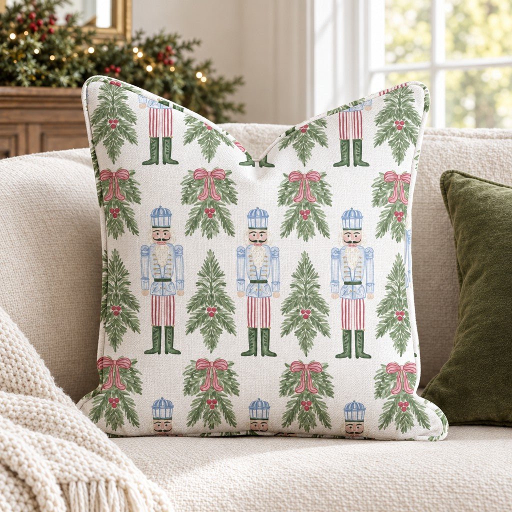 Peppermint Patrol Throw Pillow throw pillow - Hillcroft Home