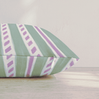 Peppermint Twist Orchid Throw Pillow throw pillow - Hillcroft Home