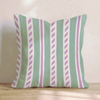 Peppermint Twist Orchid Throw Pillow throw pillow - Hillcroft Home
