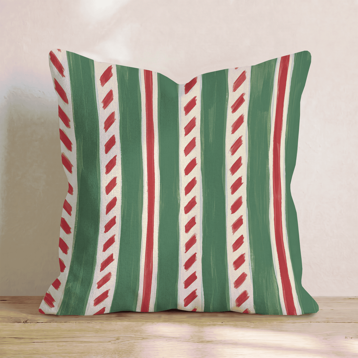 Peppermint Twist Sugar Throw Pillow throw pillow - Hillcroft Home