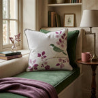 Perched Finch Throw Pillow - Hillcroft Home