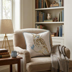 Perched Owl Throw Pillow - Hillcroft Home