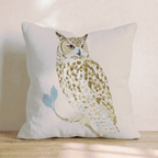 Perched Owl Throw Pillow - Hillcroft Home