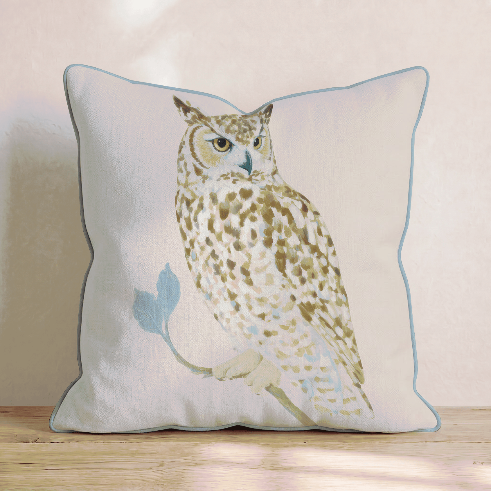 Perched Owl Throw Pillow - Hillcroft Home